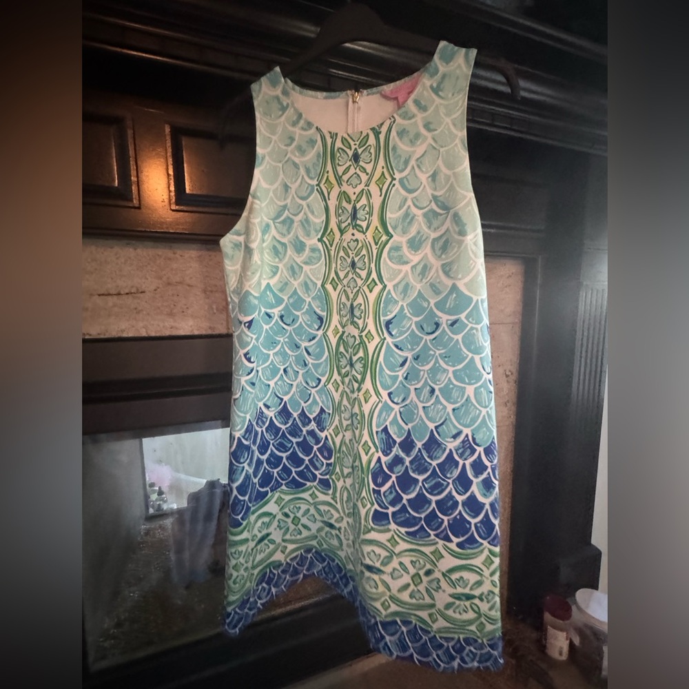 Lilly Pulitzer scuba material dress